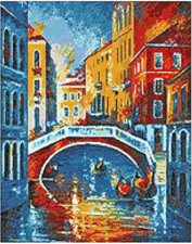 COMPLETE DIAMOND CRAFT ART KIT "VENETIAN COLOURS" JEWELS  NEW  FREE SHIPPING