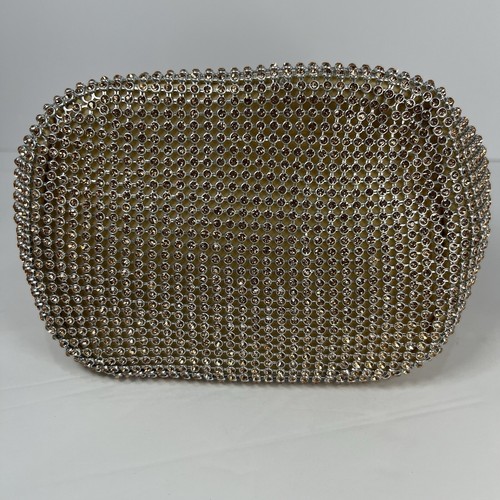 Lulu Townsend Embellished Mesh Bag -Color Rose Gold - Picture 15 of 17