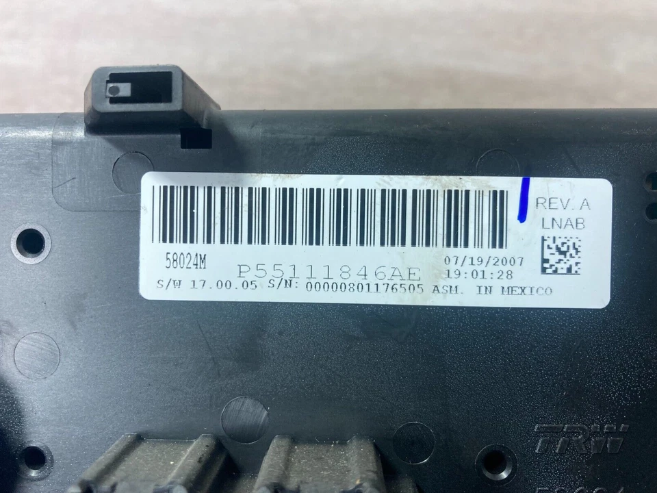 DODGE NITRO 2009 HEATER CLIMATE CONTROL MODULE P55111846AE - Image 4 of 4