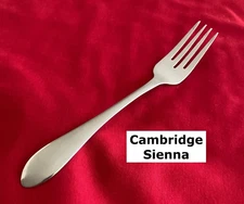 Cambridge SIENNA Dinner Fork 7" Stainless Steel Flatware