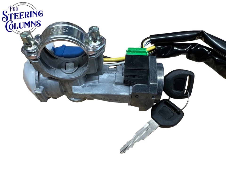 1994-1997 HONDA ACCORD IGNITION LOCK CYLINDER ASSEMBLY SWITCH 2 KEYS NEW! - Image 2 of 4