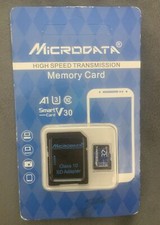 Microdata Memory Card 32gb SD chip with class 10 SD adapter High Speed Transmiss