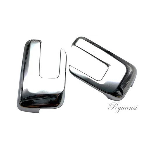 Chrome Side Mirror Cover Cap For 2021-2025 Ford F150 F-150 w/ Turn Signal Hole