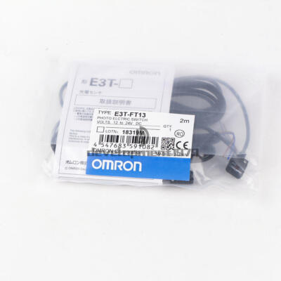 NEW One Omron E3T-FT13 Photoelectric Switch Sensor E3TFT13 12-24VDC 2M