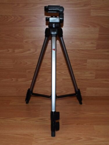 Ambico 42" Black/Silver Lightweight Portable Adjustable Camera Tripod *READ*  - Picture 1 of 1