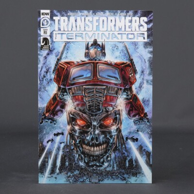 TRANSFORMERS vs TERMINATOR #4 RI 1:10 IDW Comics APR200728 4RI (CA) Williams II