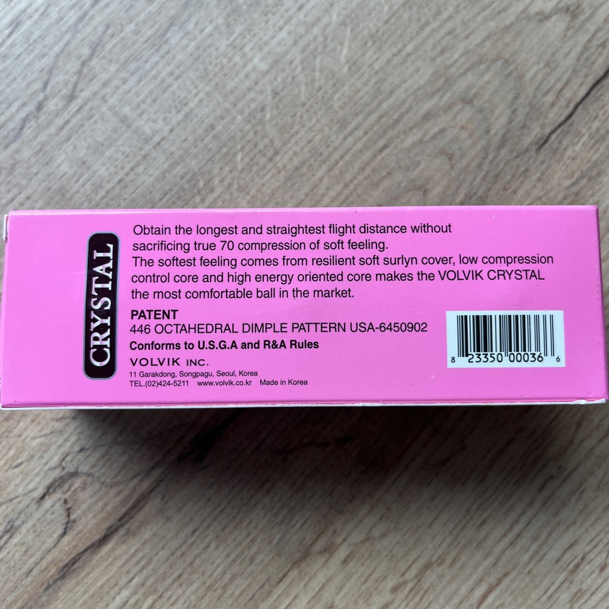 NEW-3 Volvik Pink CRYSTAL Soft Feel LIMITED EDITION 70