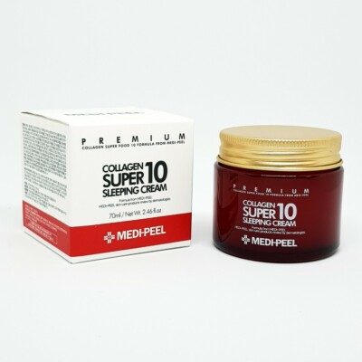 MEDI-PEEL Collagen Super 10 Sleeping Cream 70ml Overnight Gel Moisturizer