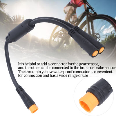 Wasserdichtes Y Splitter 1T2 Kabel Mit 3 Pin Anschluss Für BAFANG BBS01/BBS RO