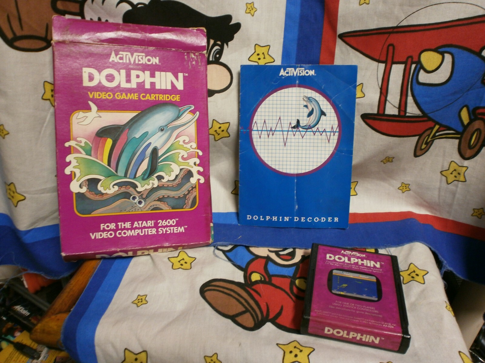 Atari 2600 Dolphin Game COMPLETE EBay