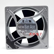 SANYO 109S075UL 100V 18/16W 0.24/0.21A 12038 12CM Aluminum Frame Cooling Fan