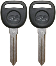 2 Pack- New OEM Oldsmobile Logo Key Blank For Inrigue 1998-2002 598033 02852068 