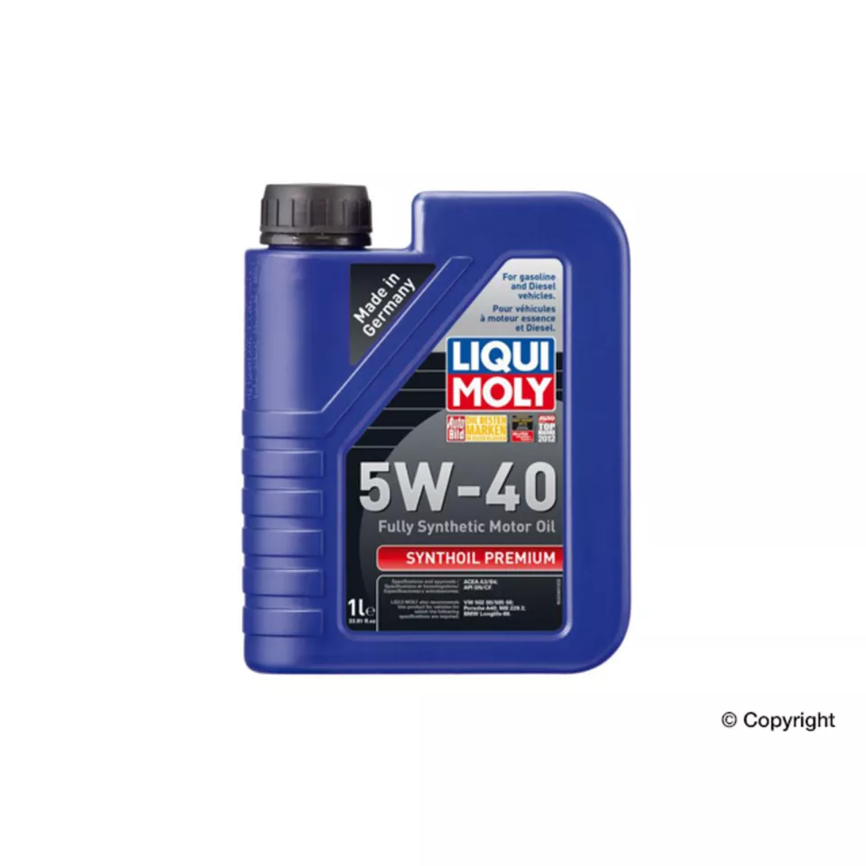 Aceite de motor sintético 7 litros Liqui Moly PREMIUM 5W40 para BMW Mercedes MINI Foto 4 de 4