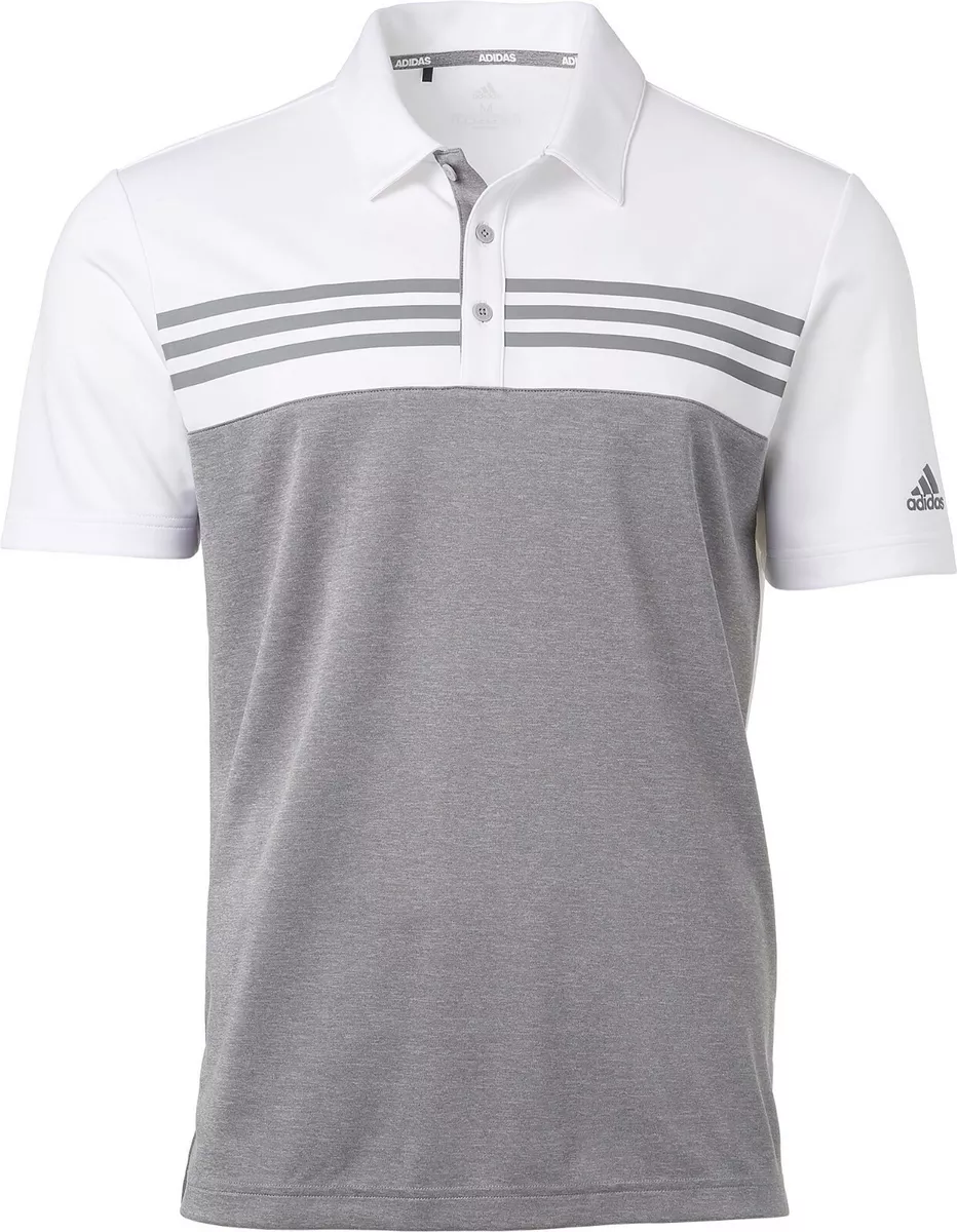 Adidas men's drive best sale heather colorblock golf polo