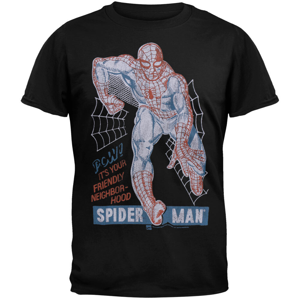 Spider - Man - Friendly Neighborhood Soft T-Shirt | eBay