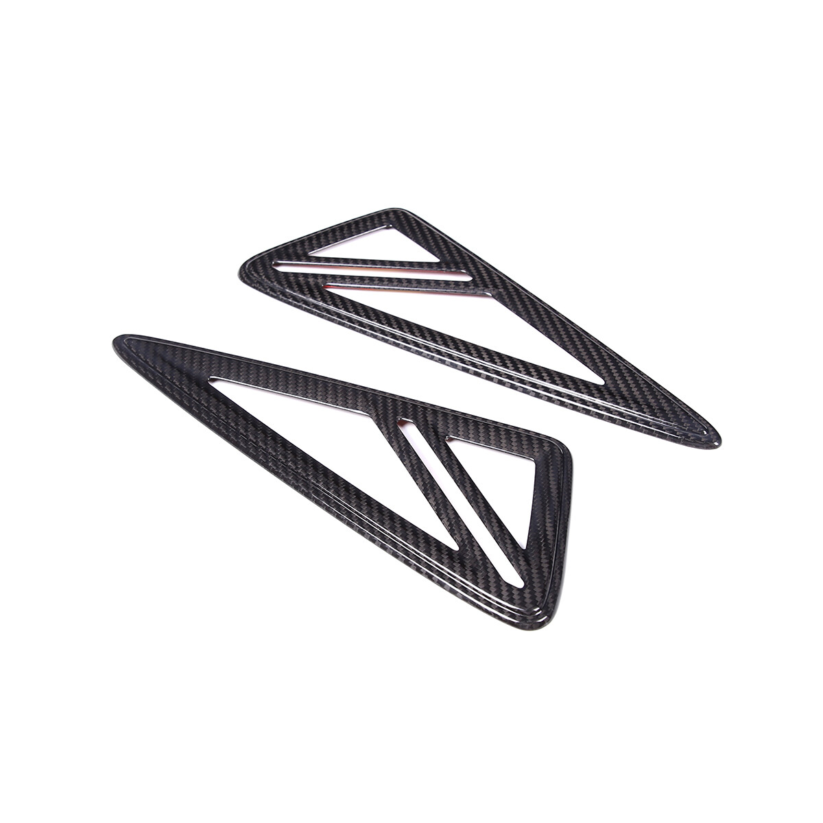 Real Carbon fiber Side Fender Vent Air Wing Trim For Lamborghini URUS 18-23 US