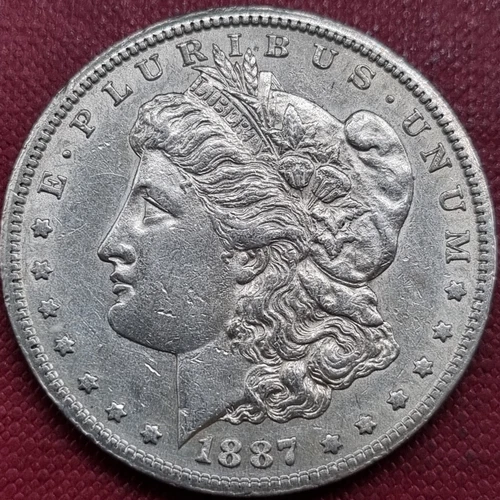 1887 S Morgan Dollar $1 High Grade UNC Details UNCIRCULATED #69992