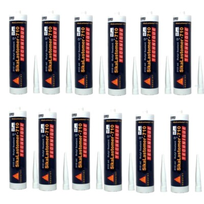 Sika Lastomer 710 310ml - BLACK sealant 12 ITEMS
