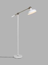 Boxed John Lewis Balance Arm Floor Lamp, White Ex Display