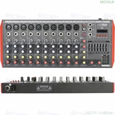MG12 12-Input 2-Bus Bluetooth Mixing Console Karaoke Mixer 12 Microphone Channel