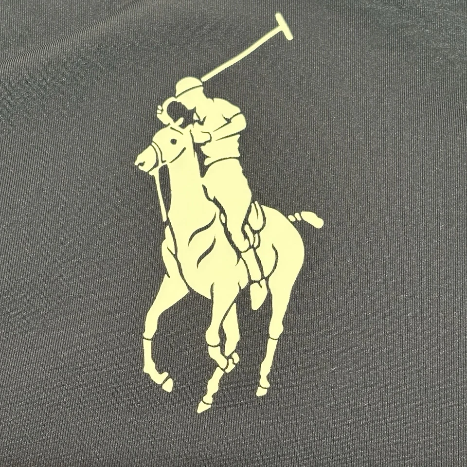 Camisa polo de golfe preta Bethpage Ralph Lauren Ryder Cup 2025 tamanho grande - Imagem 4 de 4