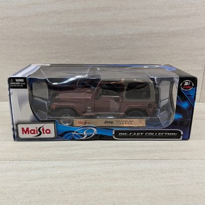 Maisto Special Edition Jeep Wrangler Sahara Maroon 1:18 Diecast