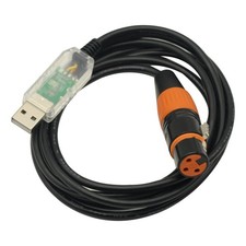 USB to DMX Interface Adapter Cable Stage Light PC DMX512 Controller Dimmer FT232
