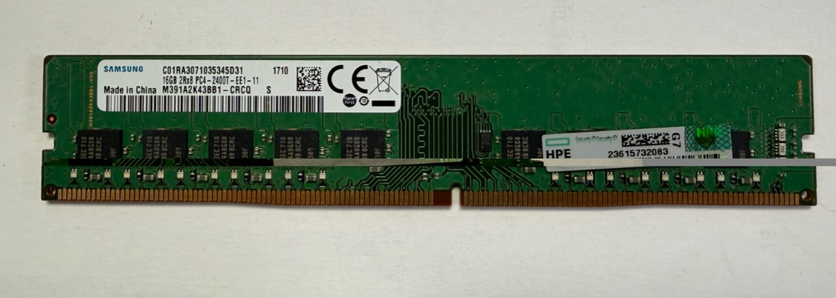 SNMSUNG 2RX8 PC4-2400T-SE1-11 16GB×10 Refurbished: Samsung 16GB DDR4 2Rx8 PC4-2400T-UB1-11 M378A2K43CB1