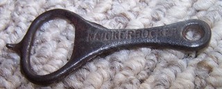 Vintage Jac Ruppert Brewing Knickerbocker Beer NY Cast Iron Bottle Opener Jacob