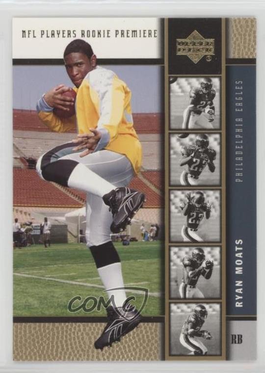 2005 Upper Deck NFL Players Rookie Premiere Gold Ryan Moats #29 RC 0c4