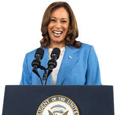 Kamala Harris (Speech) Half Body Buddy Cutout