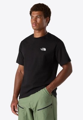 The North Face T-Shirt für Herren M NSE GLOBE tnf black/white dune