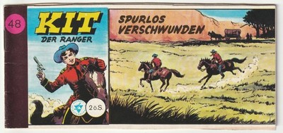   KIT DER RANGER #48 Spurlos verschwunden, Lehning PICCOLO-COMIC Z3