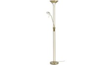 Father&Child Uplighter Floor Lamp Antique Brass Contemporary Light