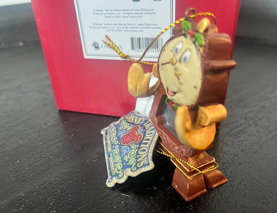 Disney Christmas Ornament Cogsworth Hanging Decoration Beauty Beast Jim Shore - image 4 of 4