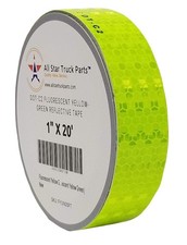 Nastro riflettente giallo verde fluorescente DOT-C2 nastro perspiciuity - COMMERCIALE