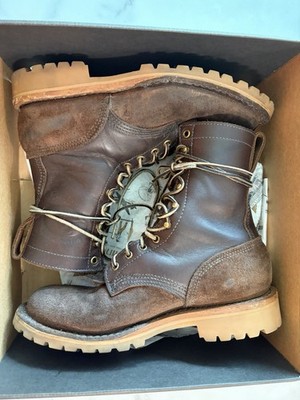 JK Boots OT 9EE Soft Toe Brown Leather Made In USA Made In USA