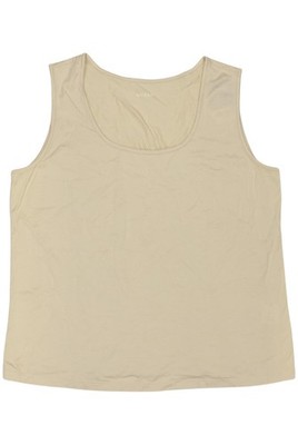 Basler Top Damen Trägertop Tanktop Unterhemd Gr. EU 46 Baumwolle Beige #7g6c4yo