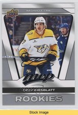 2025-26 Upper Deck MVP SP Rookies Silver Script Ozzy Wiesblatt #221 READ ih7