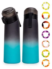 1pc 650ml Flavored Water Bottle with Random 1 Flavour Pods Air Water Bottle Fros