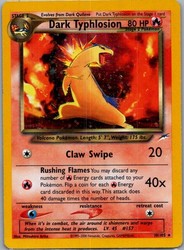 Dark Typhlosion 10/105 Neo Destiny Holo Rare