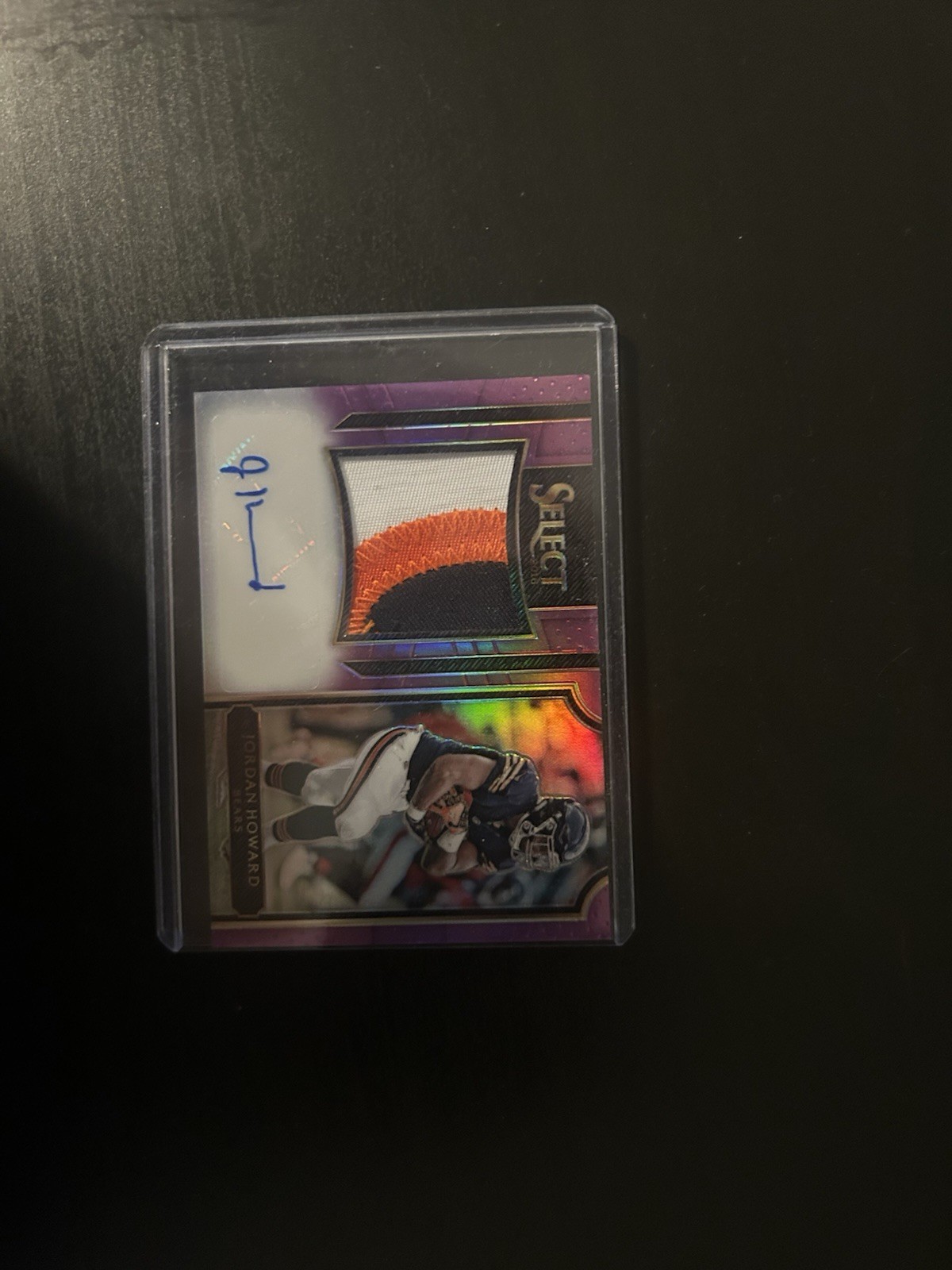 Jordan Howard Panini Select Rookie Jumbo Signature Swatch #JSJH Base