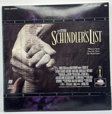 Schindler's List  THX Laserdisc Letterbox Edition LD  Liam Neeson, Spielberg