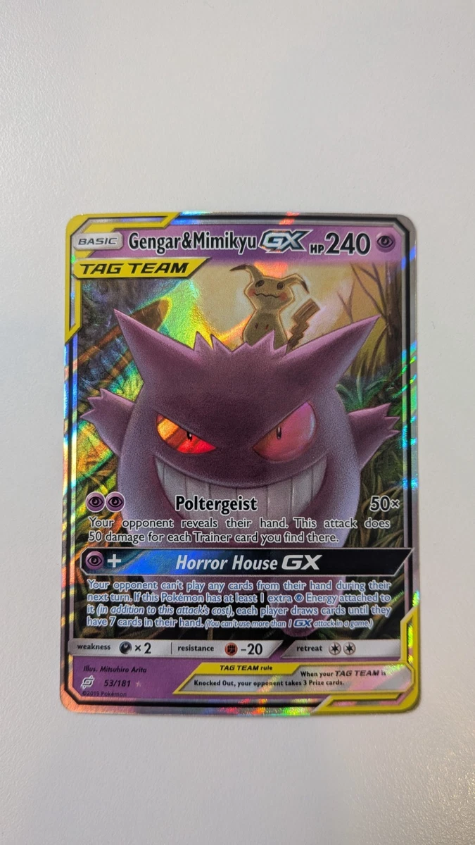 Gengar & Mimikyu GX Pokémon TCG Cards for sale | eBay