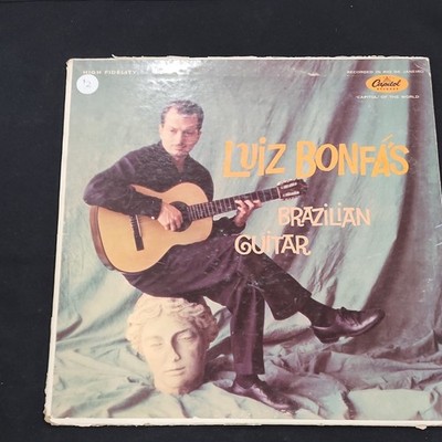 Luiz Bonfá Brazilian Guitar Capitol 12'' LP Vinyl 33 RPM Bossa Nova T-10134