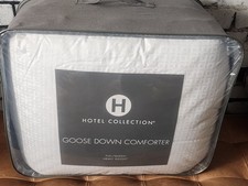 Hotel Collection White Goose Down Heavy Weight Queen Comforter 1000