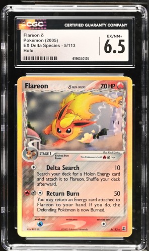 Flareon δ graded CGC 6.5 for sale on eBay