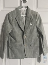 Toddler Boys Cat Jack Button Up Suit Coat NWT 5 T