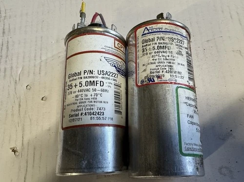 Lot Of 2     amrad 35/5 capacitor Tested And Working ,MAKE A OFFER