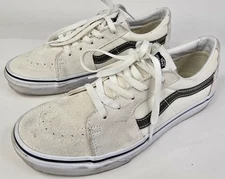 Vans Old Skool Suede Mens 9 Womens 10.5 Beige Green Low Top Skateboard Shoes